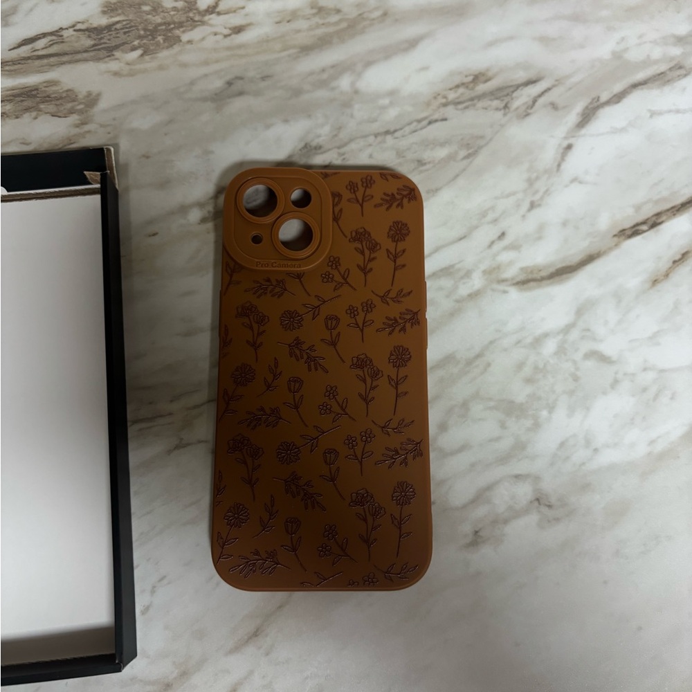 Amazon Brown Floral Phone Case